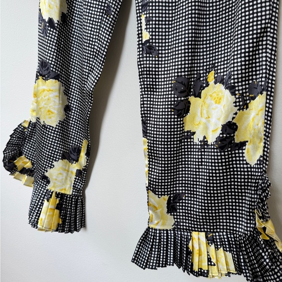 NWT Ganni Silk Floral Pants - Picture 3 of 3
